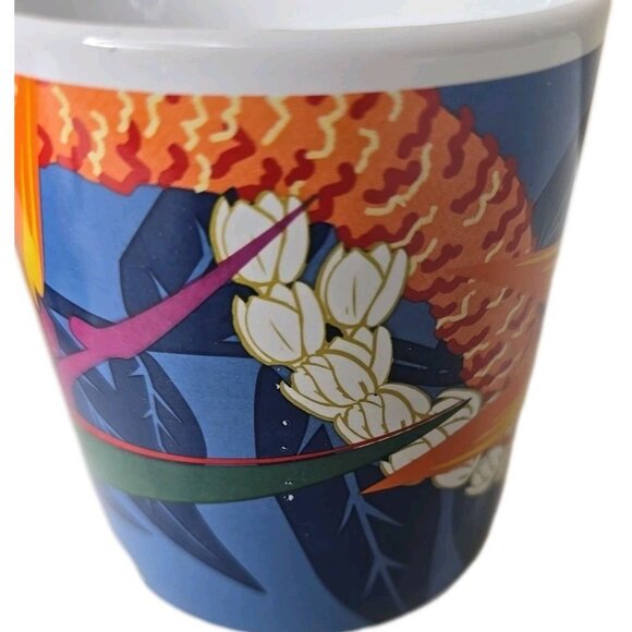 Hilo Hattie Island Heritage 1999 Set of 2 Bird of Paradise Flower Mugs Cups - Picture 8 of 10